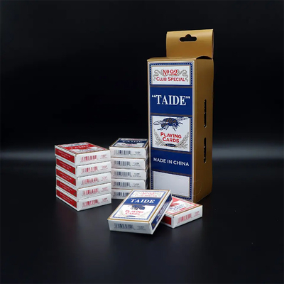 Taide Luxury 310gsm German Black Core Poker Card 54 Playing Card  for Casino Board Game Free Sample